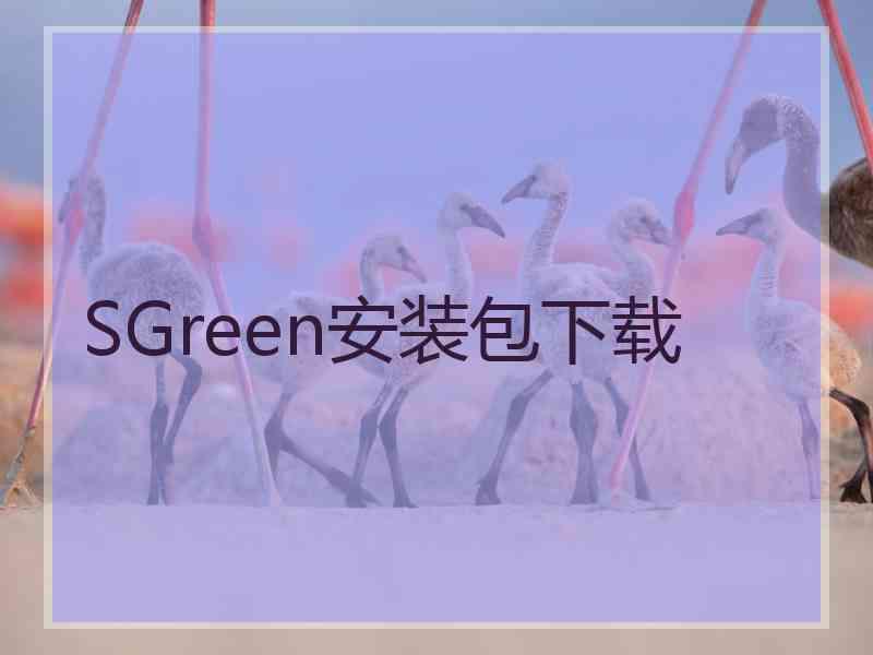 SGreen安装包下载