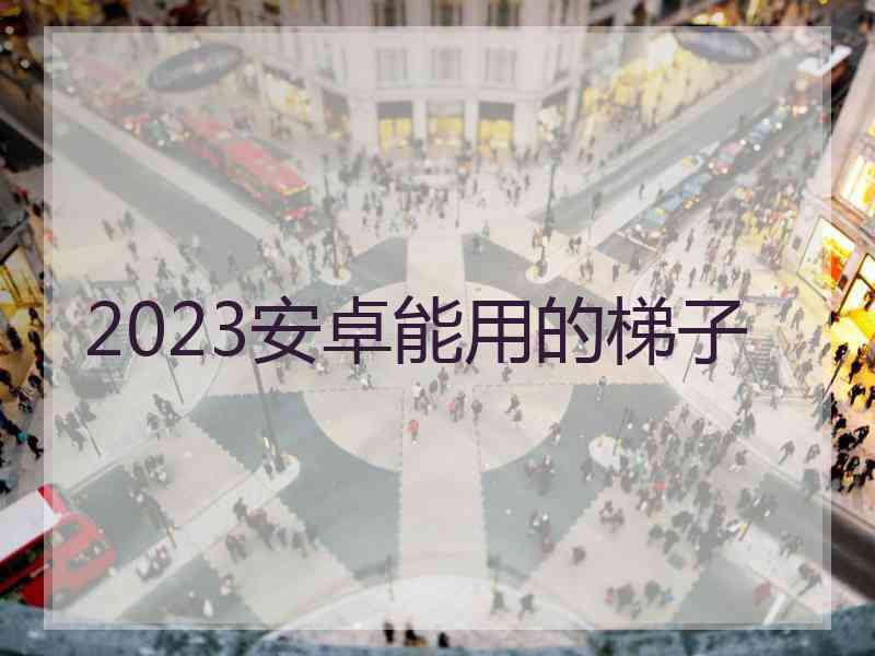 2023安卓能用的梯子