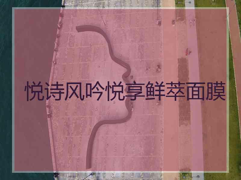 悦诗风吟悦享鲜萃面膜