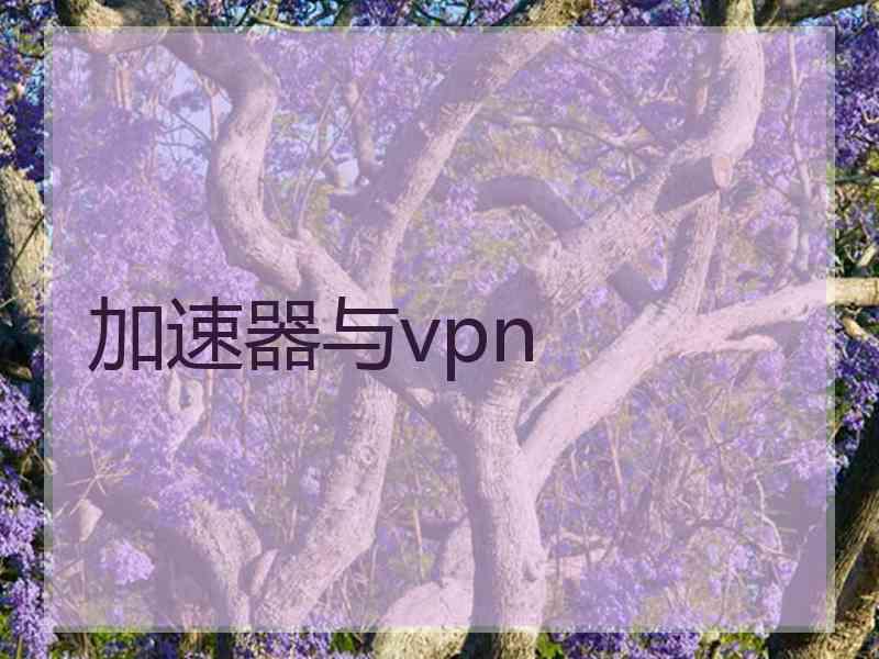 加速器与vpn