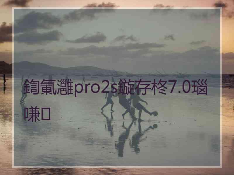 鍧氭灉pro2s鏇存柊7.0瑙嗛