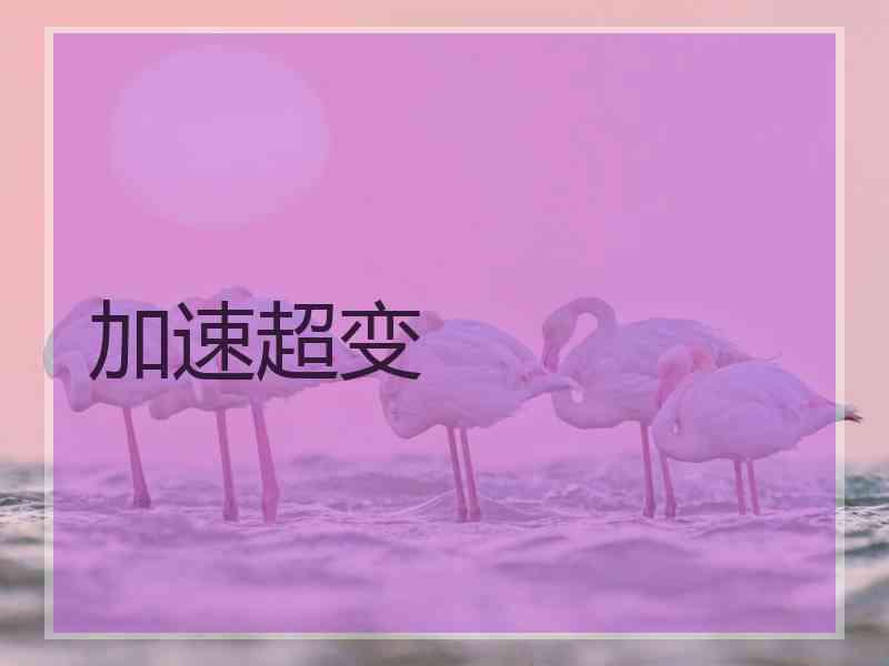加速超变