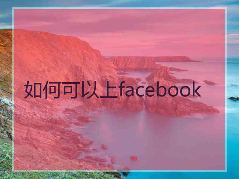 如何可以上facebook