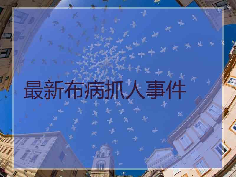 最新布病抓人事件