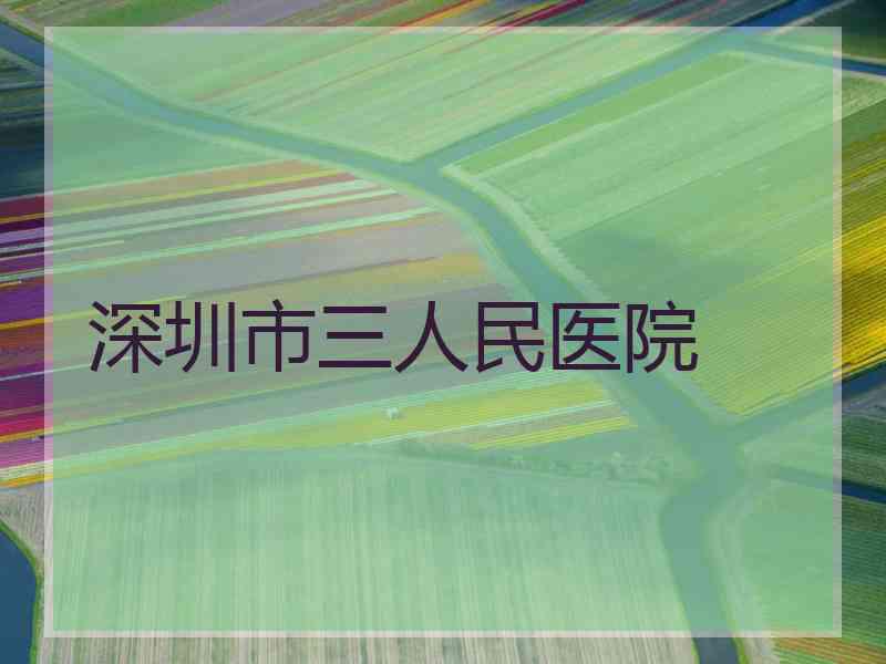 深圳市三人民医院