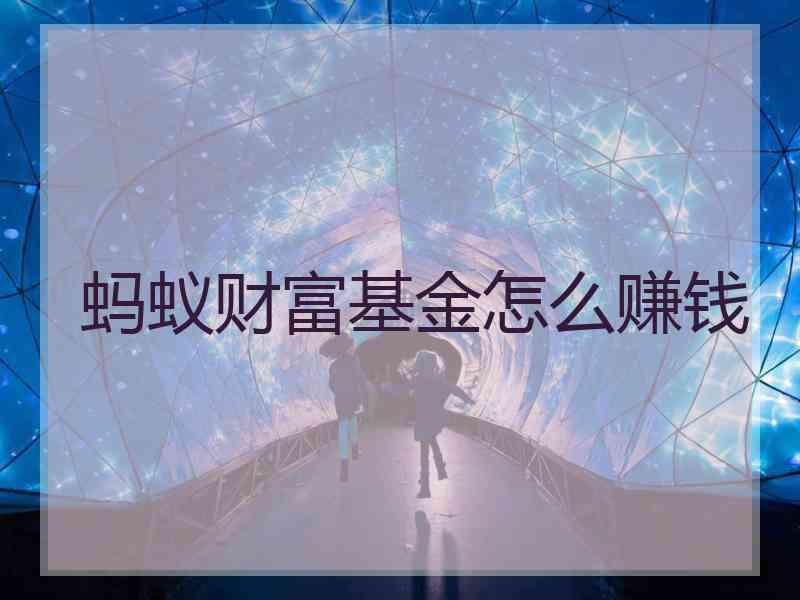 蚂蚁财富基金怎么赚钱