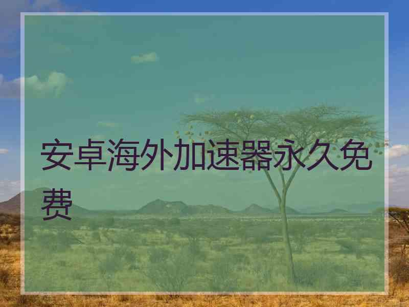 安卓海外加速器永久免费