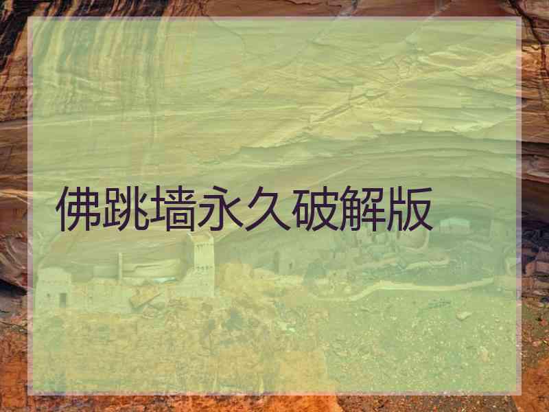 佛跳墙永久破解版
