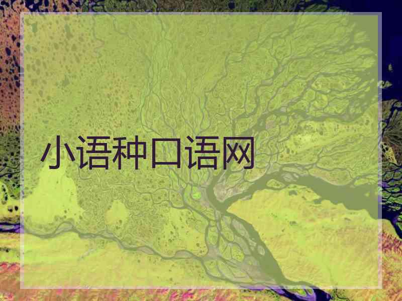 小语种口语网
